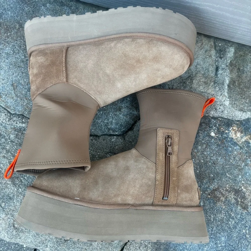 UGG Classic Dipper Platform Boots Size 10 - Picture 8 of 14